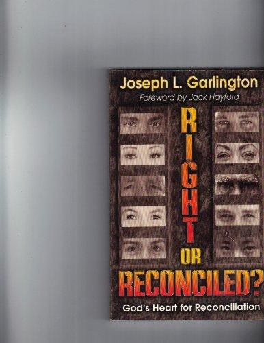 Right Or Reconciled PB - Joseph Garlington